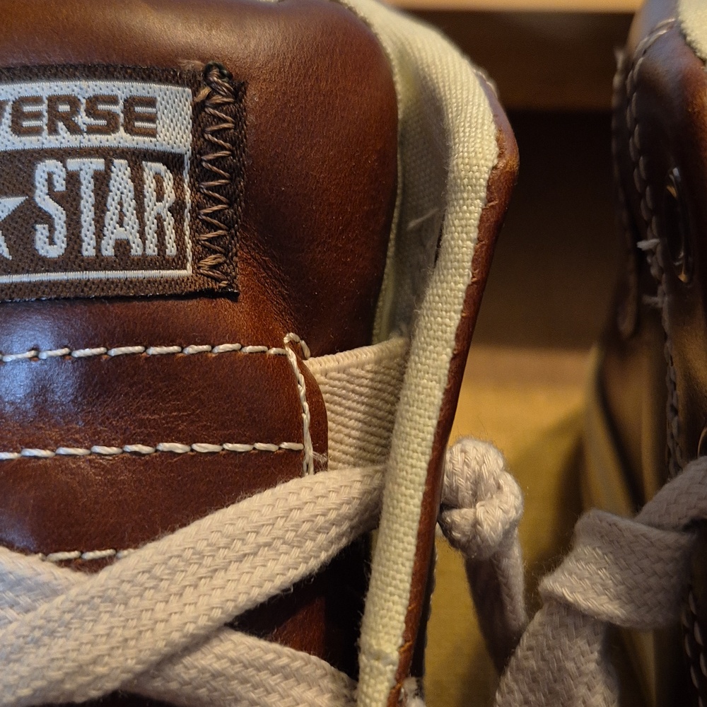 Converse Chuck Taylor All Star Street SLP-Mid•Pinecone•Leather•Men's 8 - Picture 9 of 13